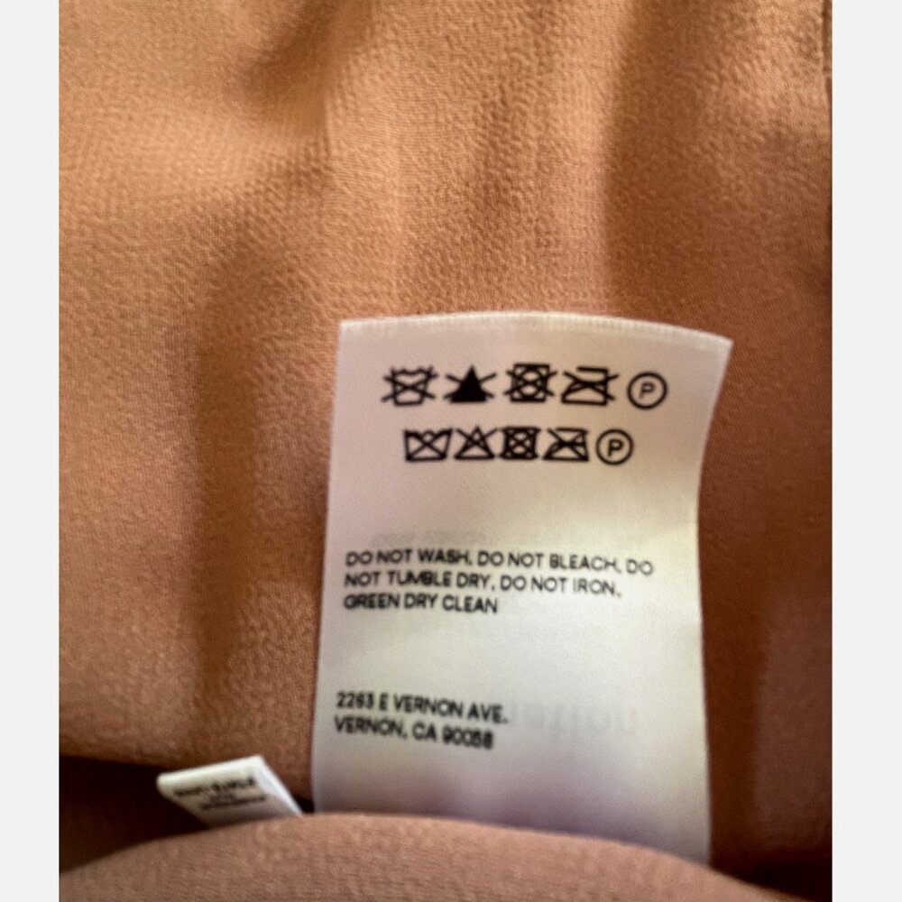 Reformation Emersyn Midi Dress in Praline Size 2 - Picture 11 of 16